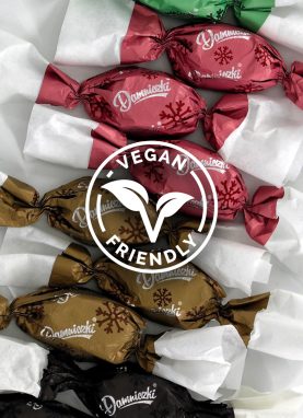 Vegán szaloncukor díszdoboz nélkül